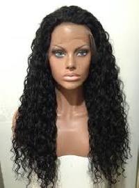 Half Lace Curly Hair Wig
