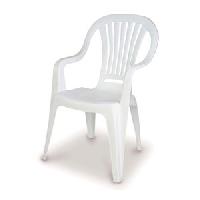 Plastic garden chair