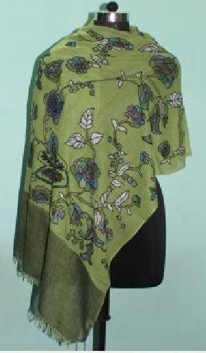 Embroidered Wool Shawls