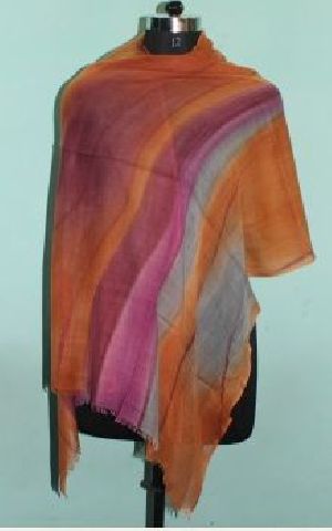 Printed Wool Silk Shawls