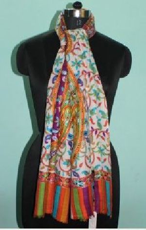 Printed Wool Silk Stoles