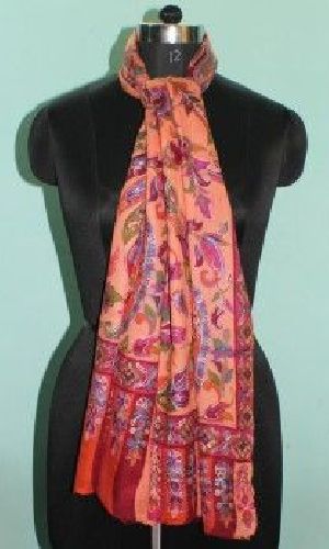 Printed Wool Silk Stoles