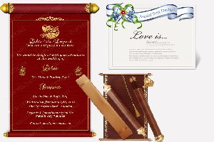 Printed Marriage Card