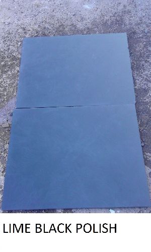 Kadappa Black Polished Limestone Tiles