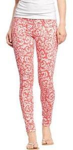 ladies printed jeans