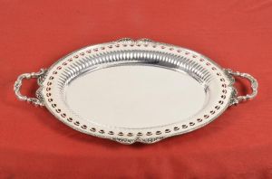 Silver Oval Trays