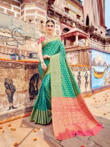 Banarasi Silk Zari Work Saree