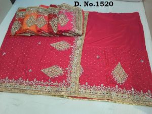 Bridal Wear Stone Work Sarees