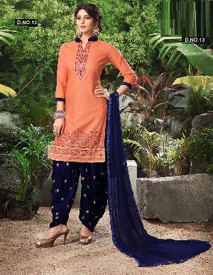 Cotton Patiala Salwar Suit