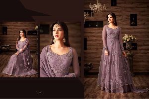 Designer Net Embroidered Salwar Kameez