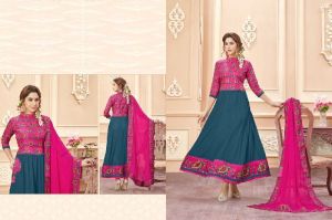 Designer Rayon Cotton Anarkali Suit