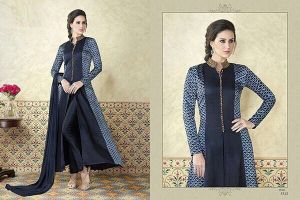 Gramatical Design Satin Salwar Kameez