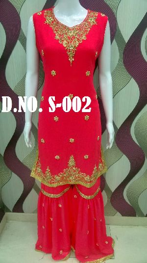 Red Designer Heavy Work Suit