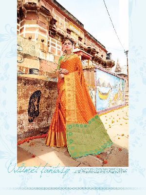 Traditional Work Banarasi Silk Saree