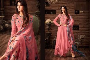 Trendy Designer Long Georgette Suit