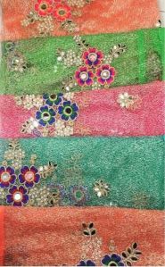 Embroidered Zari Fabric