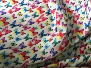 digital printed silk fabric