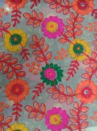 Embroidered Georgette Fabric