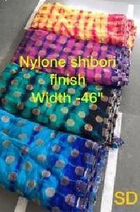 Shibori Dyed Two Tone Jacquard Fabric