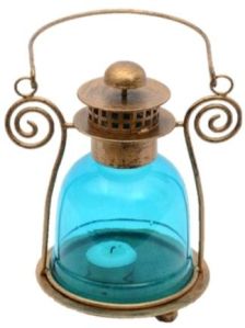 Blue & Brown Lantern