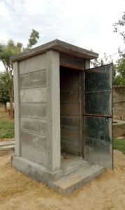 Precast toilet