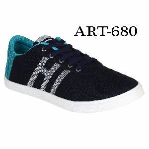 FLIPPI CANVAS BLUE & BLACK SHOES