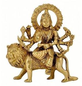 Brass Durga Mata Statue