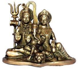 Brass Shiv Parivar Statue