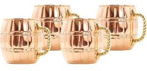Copper Barrel Mugs