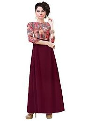 Ladies Party Wear Long Dress