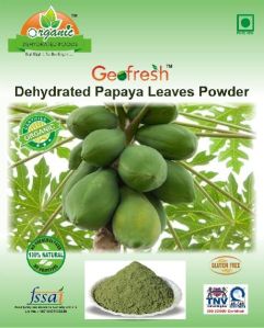 Dehydrated Papaya Leaves Powder