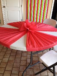 plastic table cover