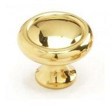 Lacquered Brass Cabinet Knobs