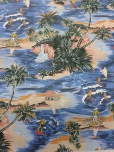 Hawaiian Shirt Fabric