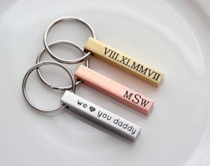 Custom Metal Engraved Key Chains