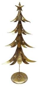 Gold Metal Christmas Tree