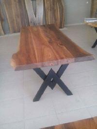 Wooden Top Iron Tables
