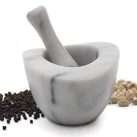 Marble Mortar & Pestle Set