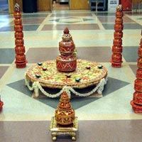 Indian Wedding Garba Pots Decorations