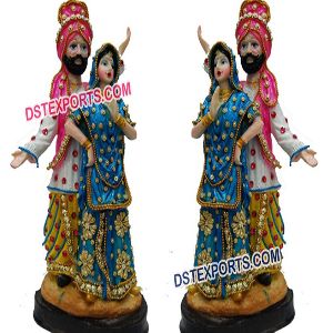 Jatt & Jatti Dancing Statue