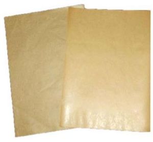 MG Golden Brown Ribbed Kraft Paper