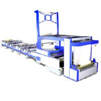 automatic flat bed screen printing machine