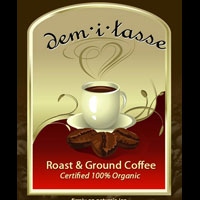 Certified Organic Roasted Coffee Powder