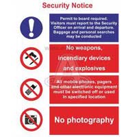 Imo Security Instruction Signs