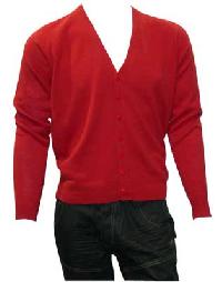 Men Issue Cardigan Red