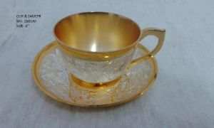 CUP & SAUCER ( TWO TONE )