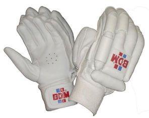 BDM Admiral Super Test All White Batting Gloves