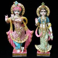 Marble Radha Krishna Statue