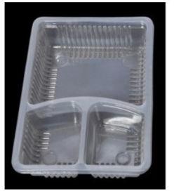 3 Compartment Disposable Meal Tray