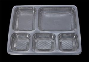 5 Compartment Disposable Meal Tray